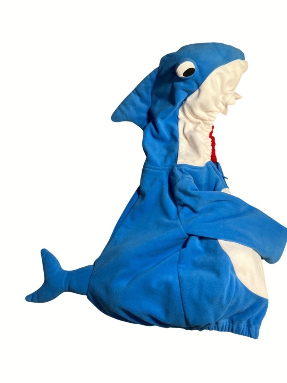 Carters Baby Shark Costume Blue and White Fleece Hooded Two Piece Set 18M - Picture 5 of 12